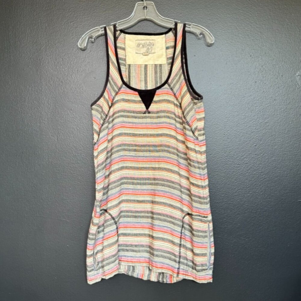 Ace & Jig Racerback Dress – Heathered Stripe - XS